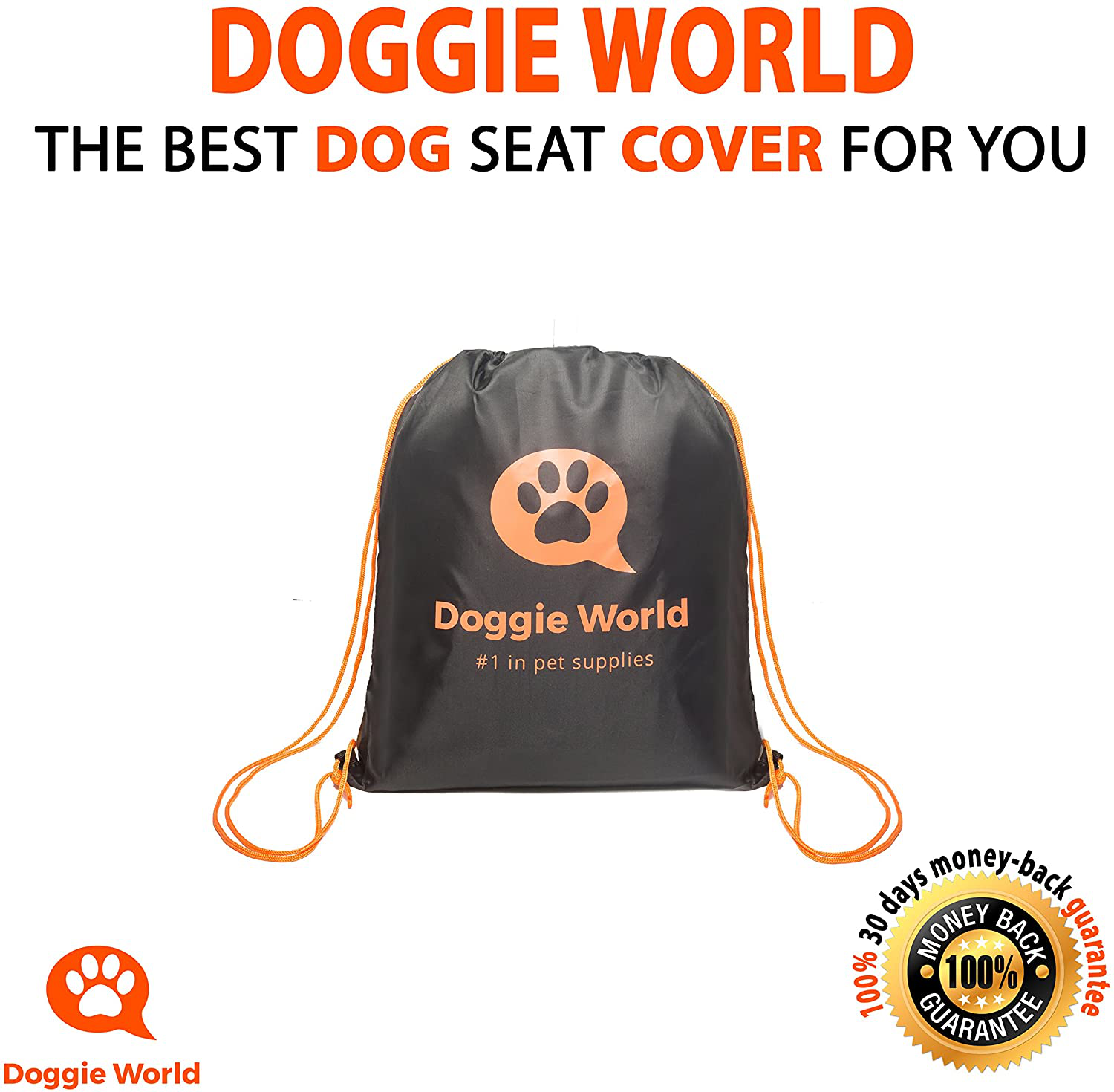Ruff Liners Waterproof Dog Seat Cover for Trucks and SUVs - Machine Washable with Door Protector