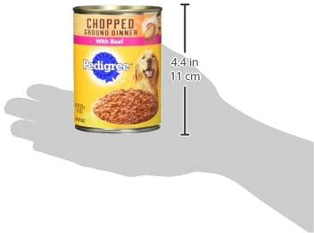 PEDIGREE Chopped Ground Dinner Adult Canned Soft Wet Meaty Dog Food Filet Mignon Flavor & with Beef Variety Pack, (12) 13.2 Oz. Cans Animals & Pet Supplies > Pet Supplies > Bird Supplies > Bird Treats Pedigree   