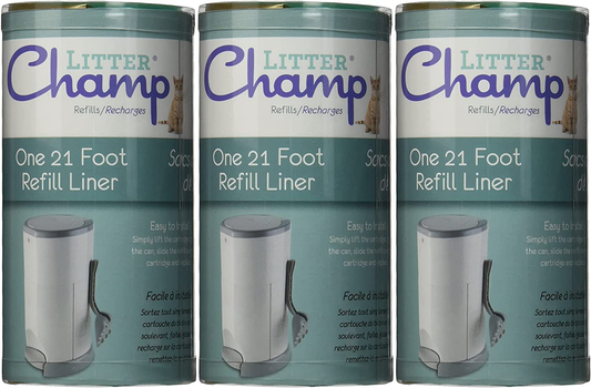 Litter Champ Refill Liner - Single Pack (Тhrее Pаck) Animals & Pet Supplies > Pet Supplies > Cat Supplies > Cat Litter Box Liners Lucky Champ   