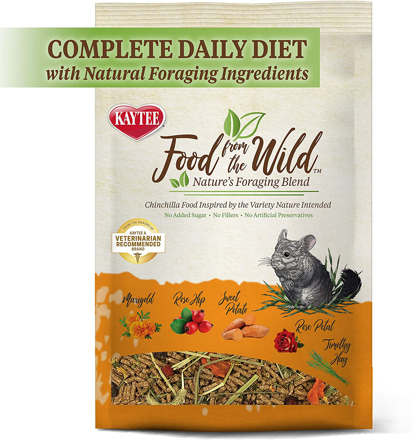 Food from the Wild Chinchilla Animals & Pet Supplies > Pet Supplies > Small Animal Supplies > Small Animal Food Kaytee   