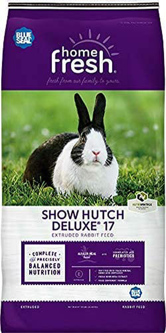 Blue Seal Show Hutch Deluxe Extruded Pellet Rabbit Food Animals & Pet Supplies > Pet Supplies > Small Animal Supplies > Small Animal Food Blue Seal 50 Pounds  