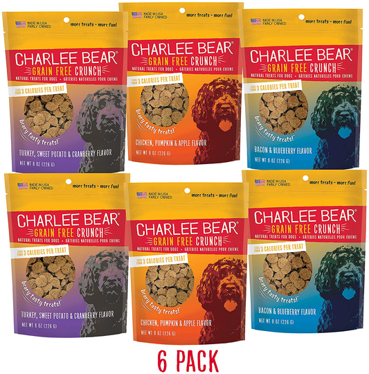 Charlee Bear Bear Crunch Variety Pack (6 Pack), 8 Oz