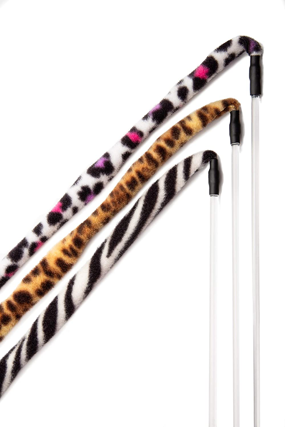 CAT DANCER Jungle Cat Wand 2 Pack, Multi Color (305) Animals & Pet Supplies > Pet Supplies > Cat Supplies > Cat Toys CAT DANCER   