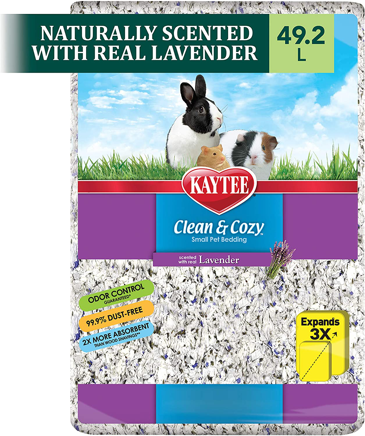Kaytee Clean & Cozy Lavender Bedding