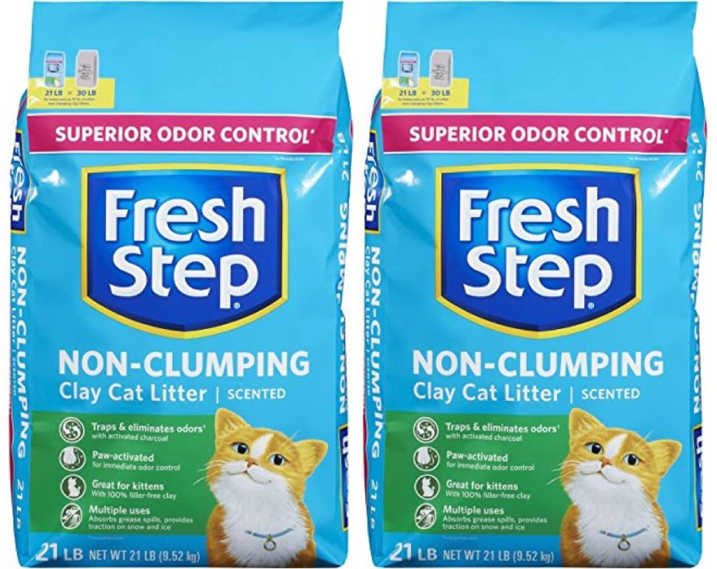 Fresh Step Extreme Clay, Non Clumping Cat Litter, Scented, 21 Pounds (2-Pack) Animals & Pet Supplies > Pet Supplies > Cat Supplies > Cat Litter Fresh Step   