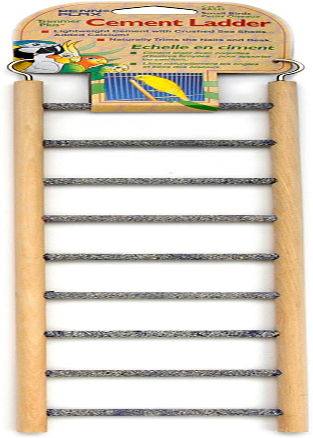 Penn Plax (BA243) 9 Step Wood & Cement Ladder Animals & Pet Supplies > Pet Supplies > Bird Supplies > Bird Ladders & Perches Penn-Plax   