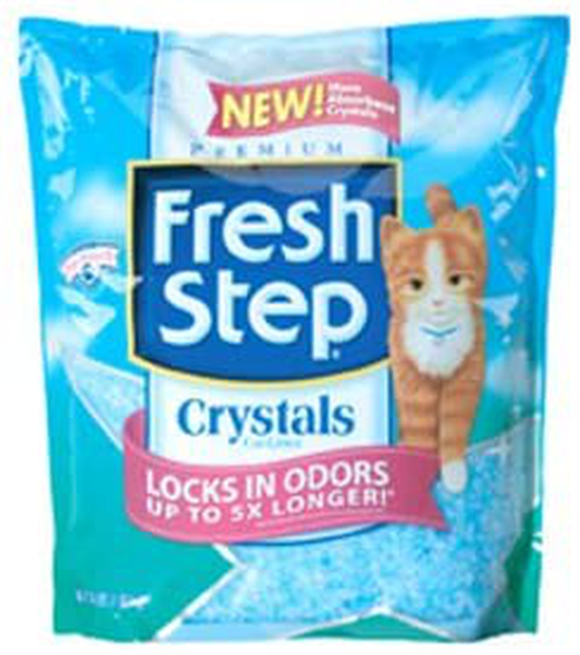 Fresh Step Crystals Cat Litter, 4-Pound Bags, 2-Pack
