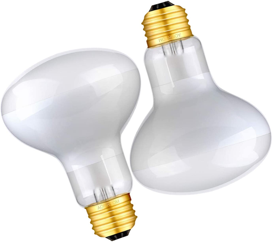 Aomryom 75W 2 Pack UVA Basking Spot Lamp Soft White Light Glass Heat Bulb for Reptiles & Amphibians Animals & Pet Supplies > Pet Supplies > Reptile & Amphibian Supplies > Reptile & Amphibian Habitat Heating & Lighting AOMRYOM   