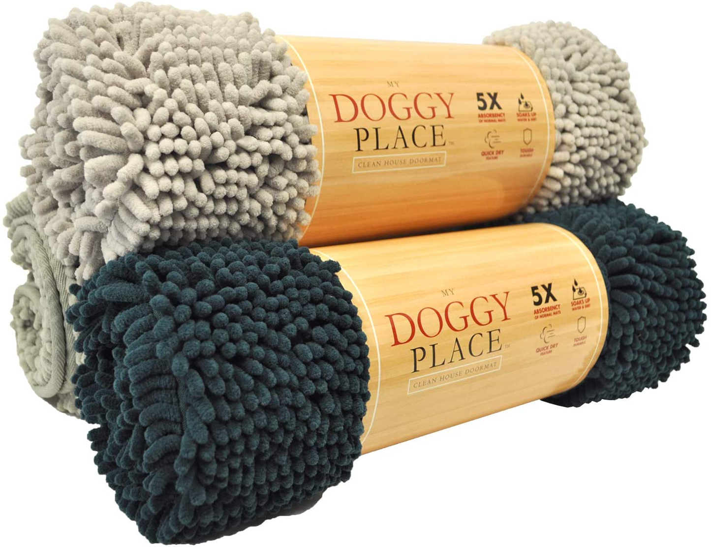 My Doggy Place - Ultra Absorbent Microfiber Dog Door Mat, Durable, Qui –  KOL PET