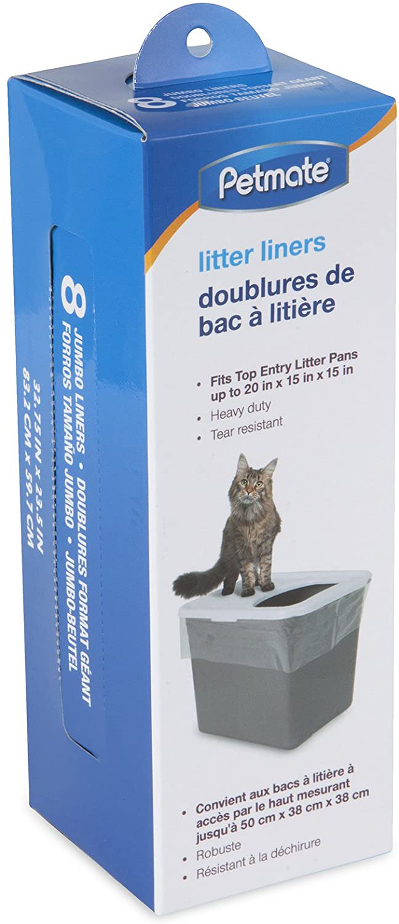 Petmate Top Entry Litter Pan Liners (8 Count) Animals & Pet Supplies > Pet Supplies > Cat Supplies > Cat Litter Box Liners Petmate   