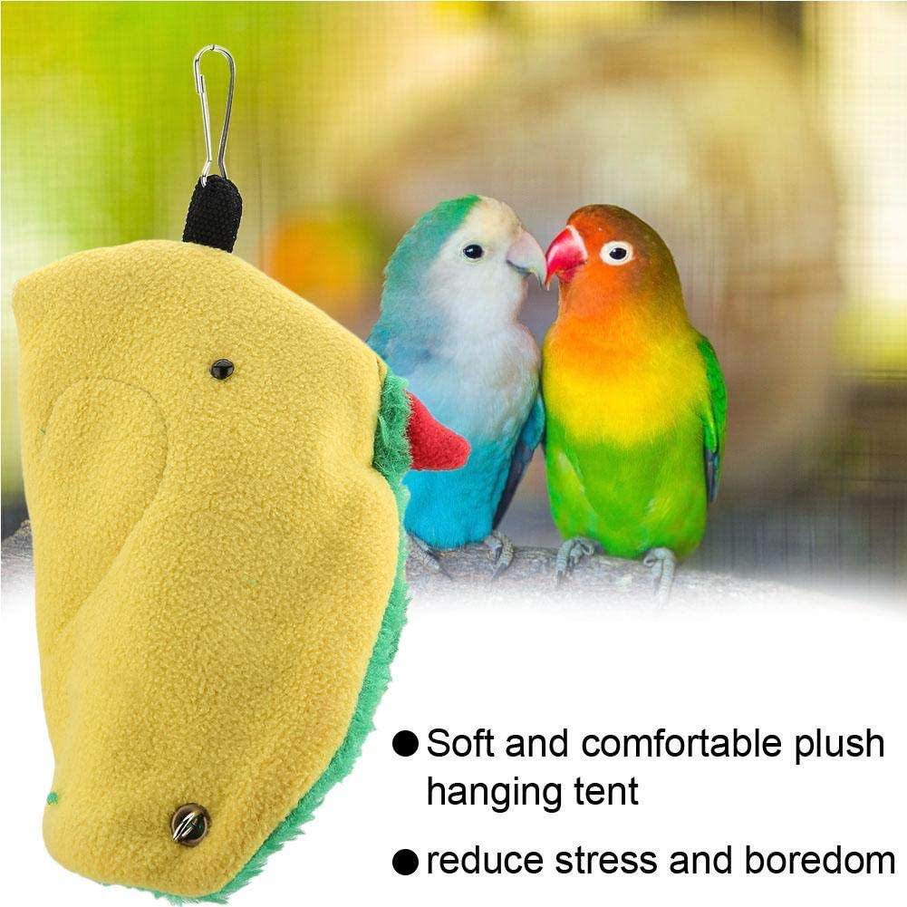 Plush Snuggle Bird Hammock,Youthink Bird Perches Stand Hammock Bird Bed Soft Plush Bird Cage Hanging Tent for Parakeet Cockatiel Hamster Gerbil Rat Animals & Pet Supplies > Pet Supplies > Bird Supplies > Bird Cages & Stands YOUTHINK   