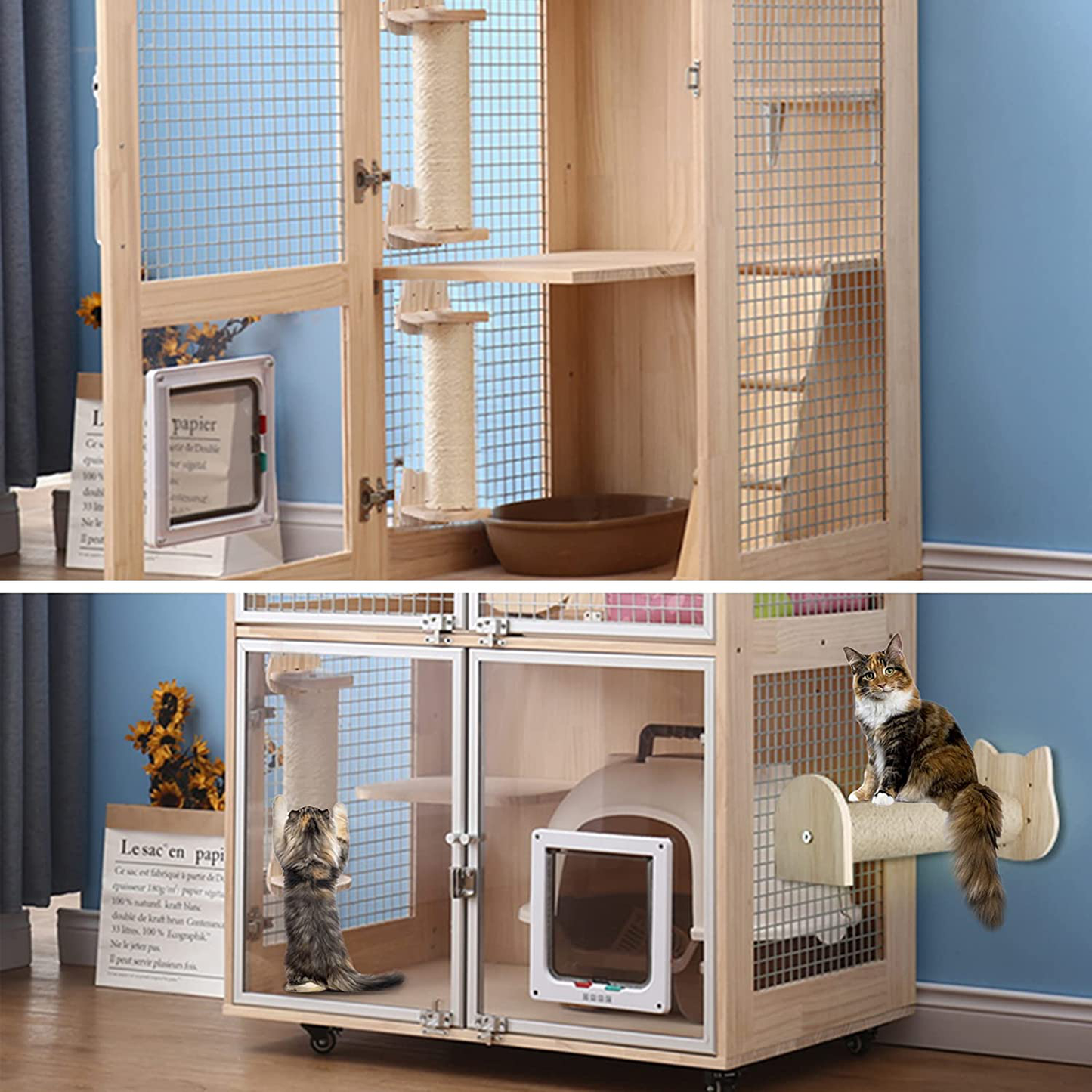 Diy wall cat outlet scratcher