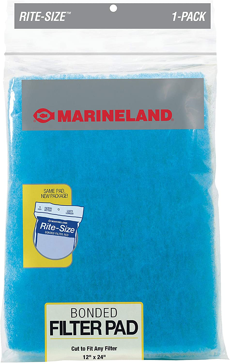 Marineland Bonded Filter Pad, Cut to Fit Any Aquarium Filter Animals & Pet Supplies > Pet Supplies > Fish Supplies > Aquarium Filters MarineLand   