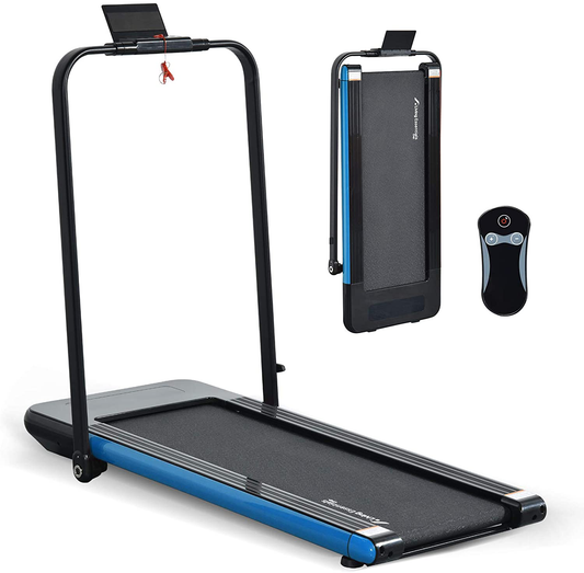 LINKLIFE Willy 2 in 1 Folding Treadmill, 2.25 HP Smart Walking Running Machine with Bluetooth Audio Speakers, Installation-Free，Under Desk Treadmill for Home/Office Gym Cardio Fitness (Blue) Animals & Pet Supplies > Pet Supplies > Dog Supplies > Dog Treadmills LINKLIFE   