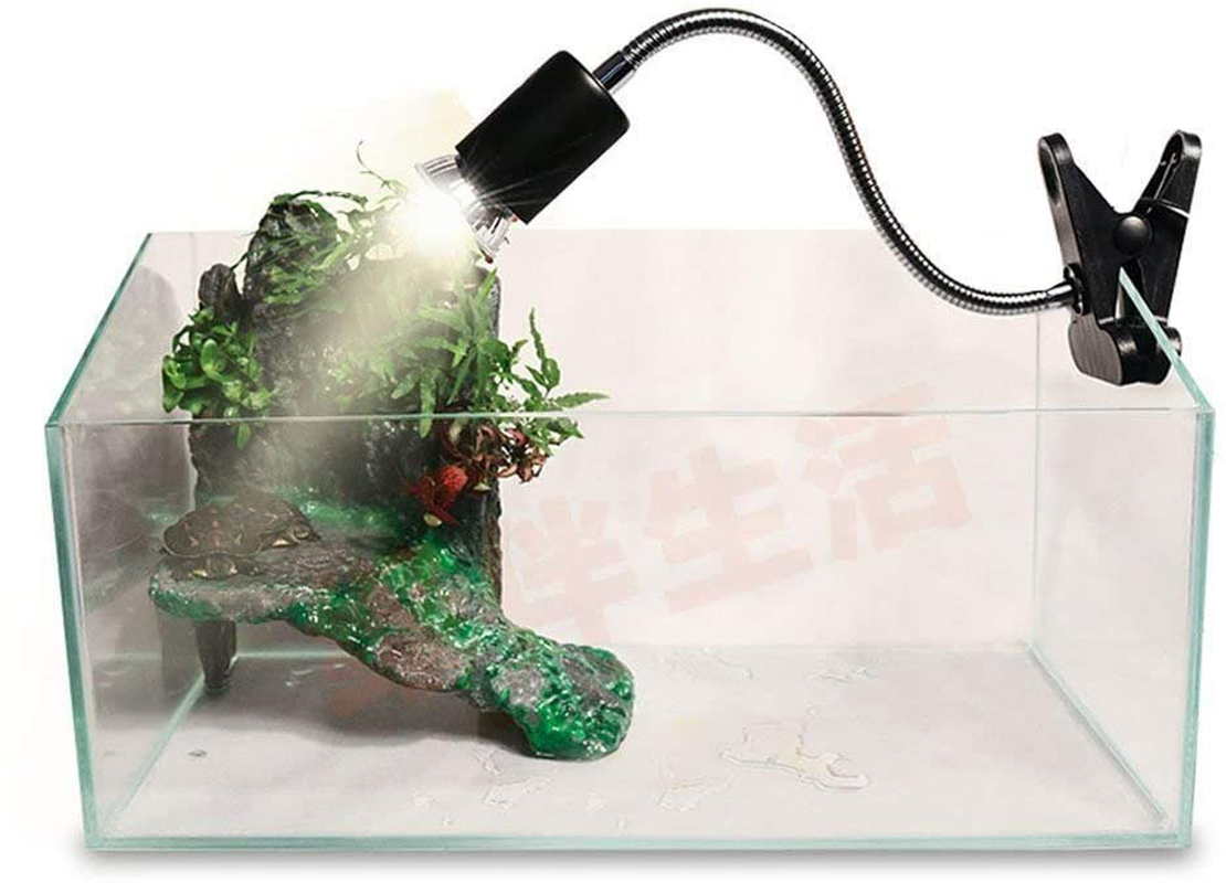 Flexible Clamp Lamp Fixture for Reptiles. Terrarium Habitat Lighting & Heat Lamp Holder Stand，Uva UVB Light Bulb Reptile Ceramic Heat Lamp Pet Heating Bulb Holder，Clamp Lamp Fixture Adjustable （Black） Animals & Pet Supplies > Pet Supplies > Reptile & Amphibian Supplies > Reptile & Amphibian Habitat Heating & Lighting HoneyCare   