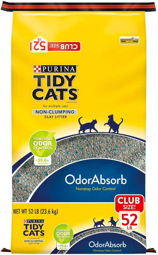 Purina Tidy Cats Non-Clumping Cat Litter for Multiple Cats (52 Lbs.) Animals & Pet Supplies > Pet Supplies > Cat Supplies > Cat Litter Purina   