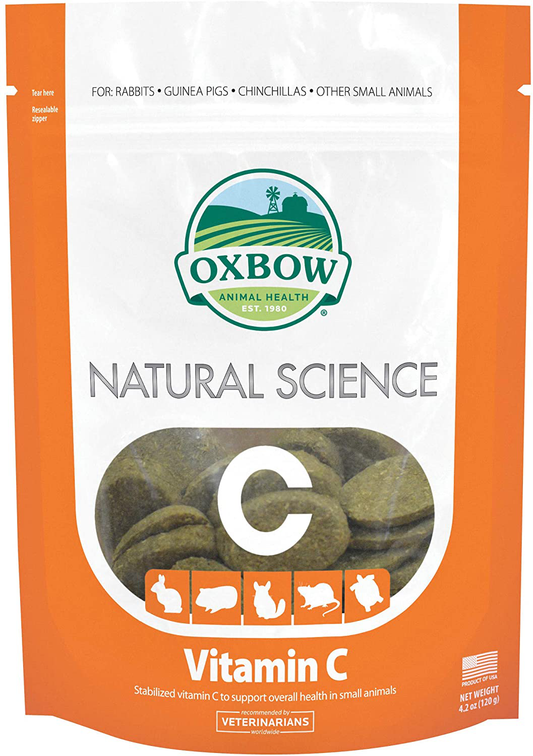 Oxbow Natural Science Vitamin C Supplement - Vitamin C for Guinea Pigs and Other Small Animals, 4.2 Oz. Animals & Pet Supplies > Pet Supplies > Small Animal Supplies > Small Animal Treats Oxbow   