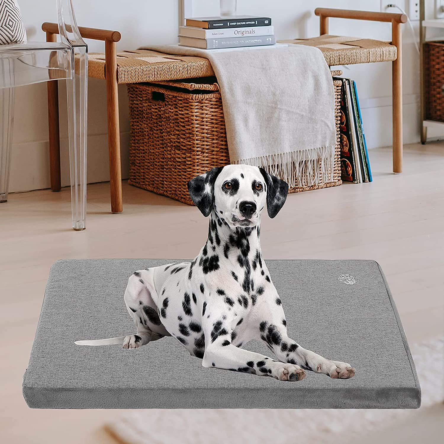 EMPSIGN Fancy Dog Bed Mat, Pet Bed Pad Reversible (Cool & Warm