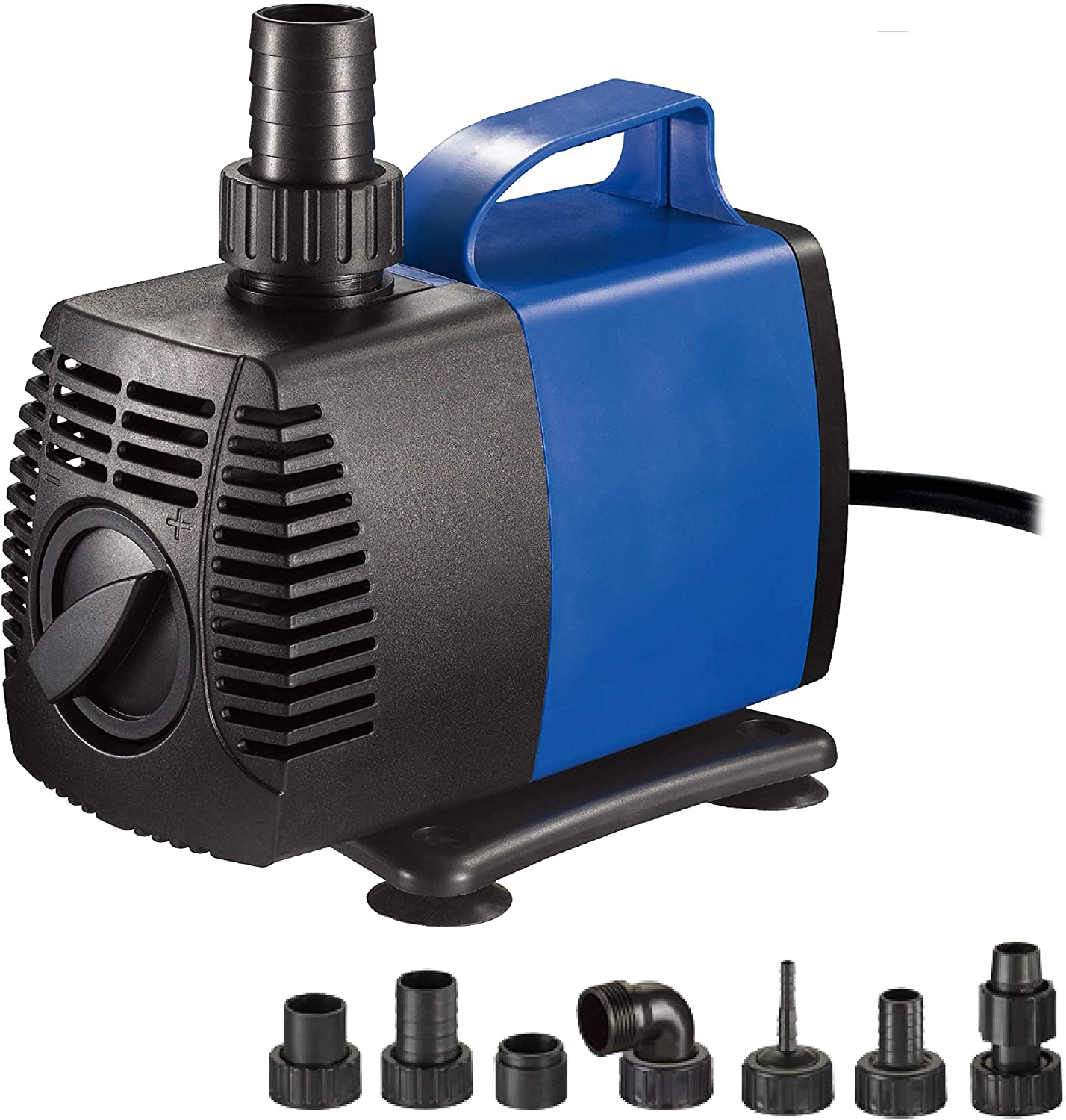 JAJALE JD Submersible Water Pump Ultra Quiet for Pond,Aquarium,Fish Tank,Fountain,Hydroponics Animals & Pet Supplies > Pet Supplies > Fish Supplies > Aquarium & Pond Tubing Tiger Mountain Industrial Co. Blue; 1 Pack 1200 GPH 