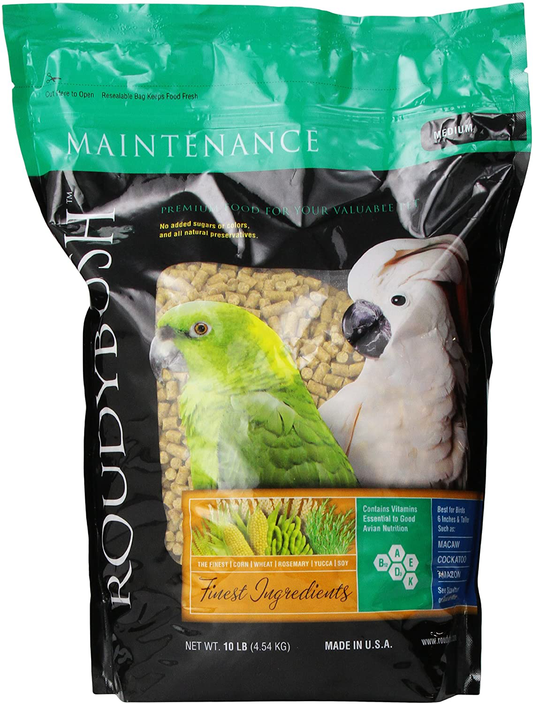 Roudybush 210Mddm Daily Maintenance Bird Food, Medium, 10-Pound Animals & Pet Supplies > Pet Supplies > Bird Supplies > Bird Treats RoudyBush   