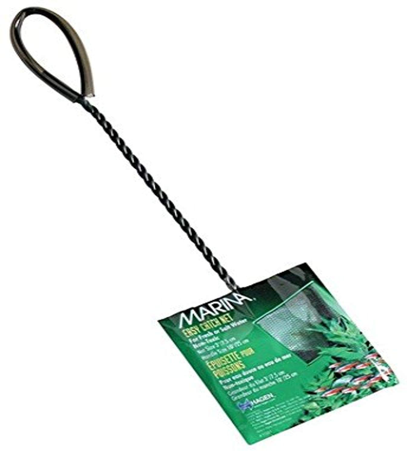 Marina 6-Inch Coarse Nylon with 12-Inch Handle, Black Animals & Pet Supplies > Pet Supplies > Fish Supplies > Aquarium Fish Nets Marina   