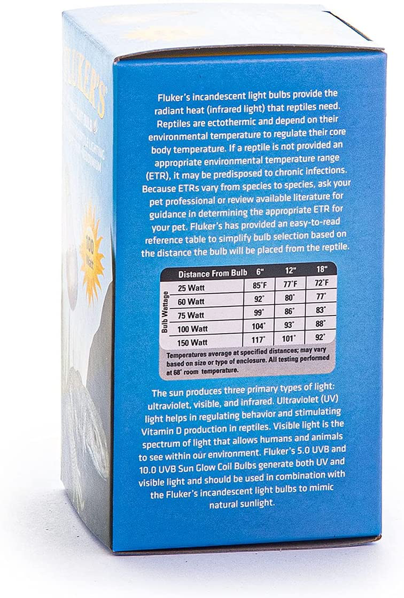 Fluker'S Neodymium Daylight Bulbs for Reptiles Animals & Pet Supplies > Pet Supplies > Reptile & Amphibian Supplies > Reptile & Amphibian Habitat Heating & Lighting Flukers   