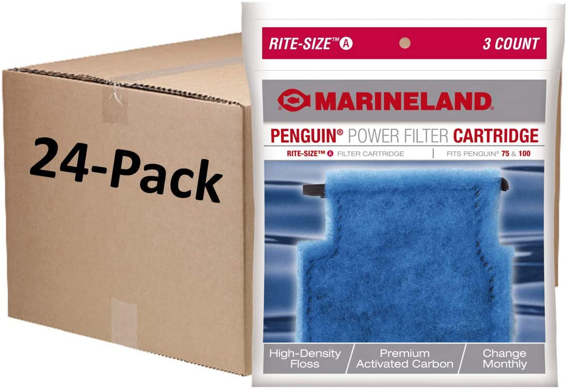 Marineland Penguin Power Filter Rite-Size Cartridge Animals & Pet Supplies > Pet Supplies > Fish Supplies > Aquarium Filters MarineLand Size A 72-Count 
