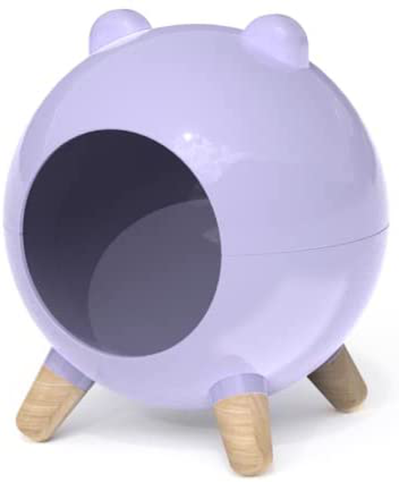 Burrowing Comfortable Hamster House Large Hideout for Hedgehog Chinchilla Bear Dragon Nest Hamster Accessories Animals & Pet Supplies > Pet Supplies > Small Animal Supplies > Small Animal Habitat Accessories ZAMATE Purple  