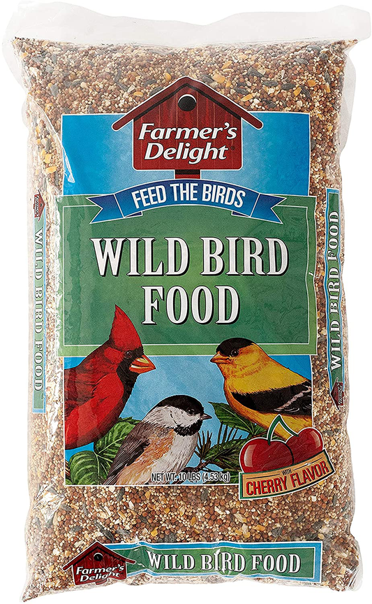 Wagner'S 53002 Farmer'S Delight Wild Bird Food with Cherry Flavor, 10-Pound Bag Animals & Pet Supplies > Pet Supplies > Bird Supplies > Bird Food Wagner's 10-Pound Bag  