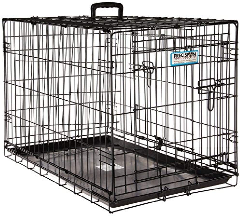 PRECISION PET Provalu Wire Dog Crate Animals & Pet Supplies > Pet Supplies > Dog Supplies > Dog Kennels & Runs Precision Pet Products 30" X 19" X 21"  