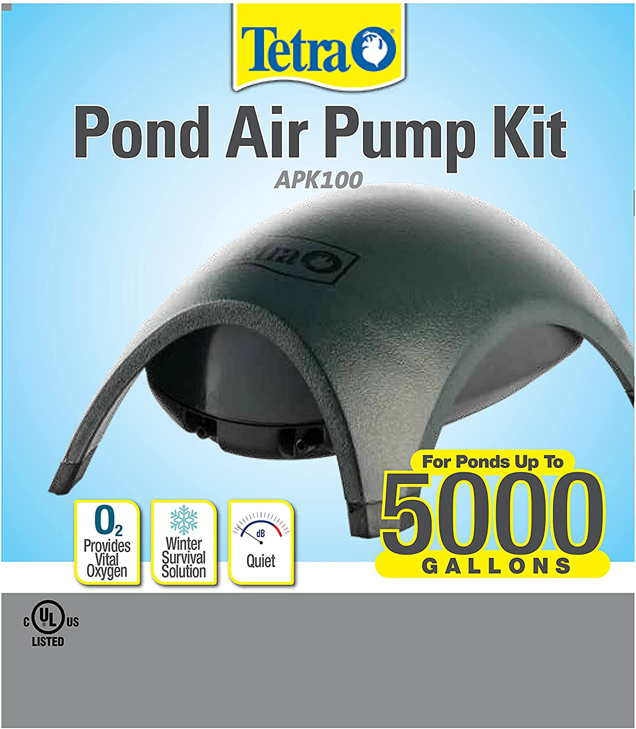 Tetra Pond Air Pump Kit, Provides Vital Oxygen to Pond Water (19706) Animals & Pet Supplies > Pet Supplies > Fish Supplies > Aquarium & Pond Tubing Tetra Pond   