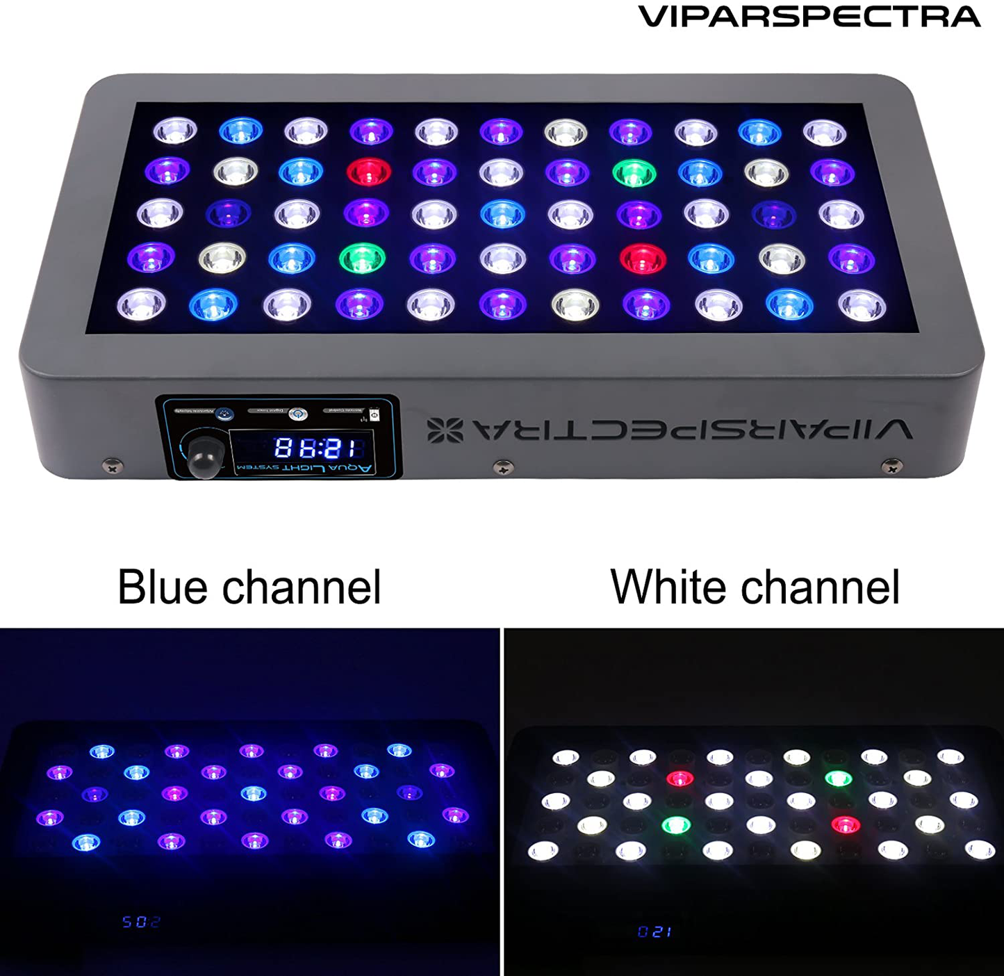 VIPARSPECTRA Timer Control Dimmable 165W 300W LED Aquarium Light Full Spectrum for Grow Coral Reef Marine Fish Tank LPS/SPS Animals & Pet Supplies > Pet Supplies > Fish Supplies > Aquarium Lighting VIPARSPECTRA   