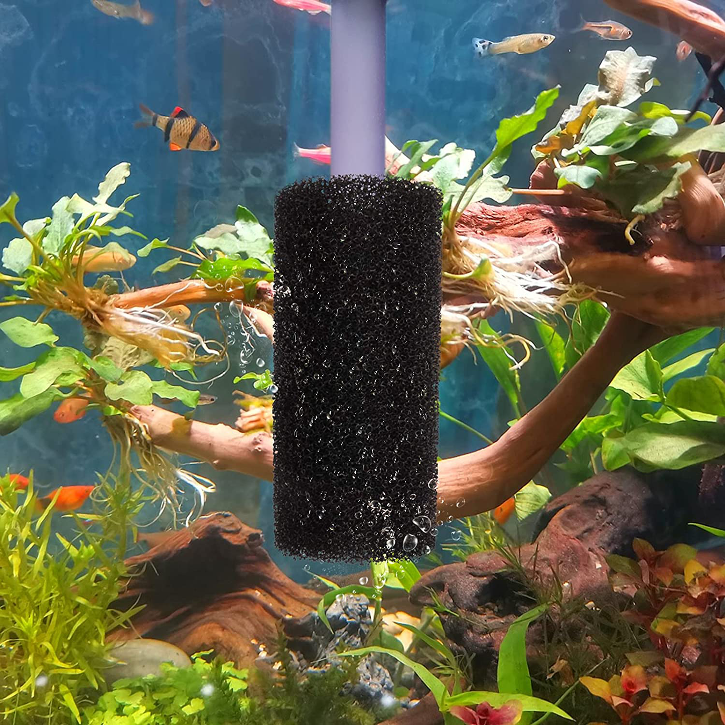 WEAVERBIRD 4PCS Pre-Filter Foam Sponge Roll Aquarium Filter Intake Cover for Aquarium Fish Tank Animals & Pet Supplies > Pet Supplies > Fish Supplies > Aquarium Filters WEAVERBIRD   