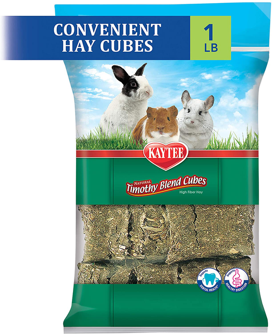 Kaytee Timothy Hay Blend Cubes 1 Pound Animals & Pet Supplies > Pet Supplies > Small Animal Supplies > Small Animal Treats Kaytee   