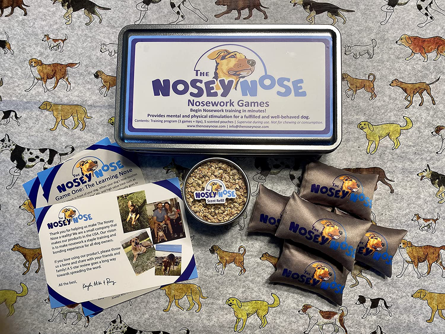 The Nosey Nose: Nosework Training Program, Games, Supplies for Dogs, Anise Scent Animals & Pet Supplies > Pet Supplies > Dog Supplies > Dog Treadmills The Nosey Nose   