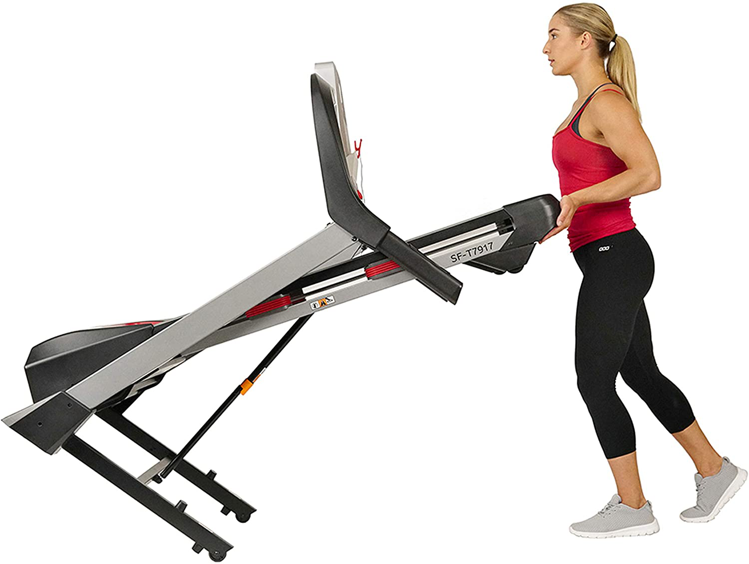 Sunny Health & Fitness Folding Treadmill for Home Exercise with 265 LB Capacity, Device Holder, Bluetooth Speakers and USB Charging - SF-T7917 Animals & Pet Supplies > Pet Supplies > Dog Supplies > Dog Treadmills Sunny Health & Fitness   