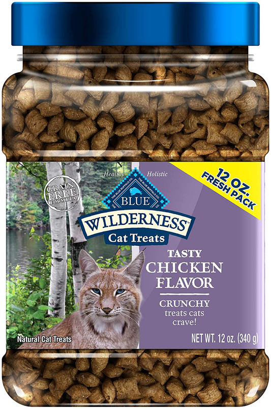 Blue Buffalo Wilderness Grain Free Crunchy Cat Treats Animals & Pet Supplies > Pet Supplies > Cat Supplies > Cat Treats Blue Buffalo   