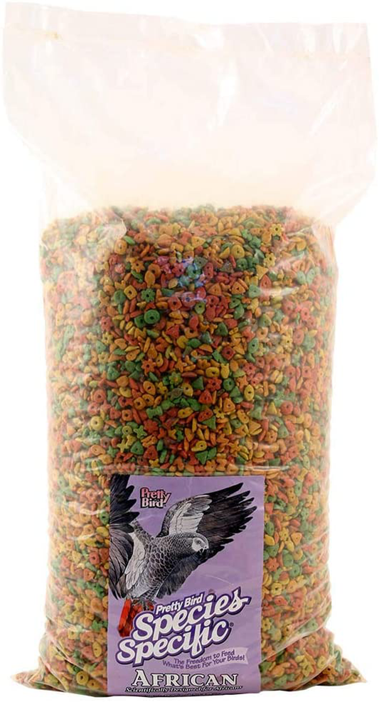 Pretty Bird International Bpb79313 Species Specific African Bird Food with Extra Calcium, 20-Pound Animals & Pet Supplies > Pet Supplies > Bird Supplies > Bird Food Pretty Bird   