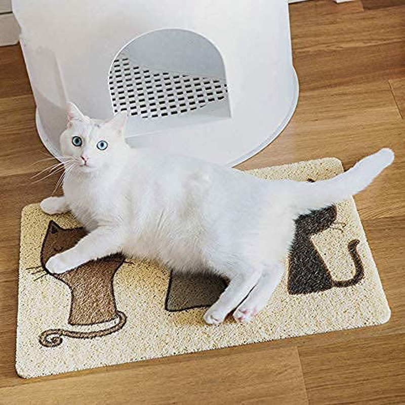 MJEMS Pets Cat Litter Mat Trapping Mat, Scatter Control for Cat Litter Box, Water Resistant, Waterproof Urine Scatter Control, Easy to Clean, XL Size, Non-Slip Animals & Pet Supplies > Pet Supplies > Cat Supplies > Cat Litter Box Mats MJEMS   