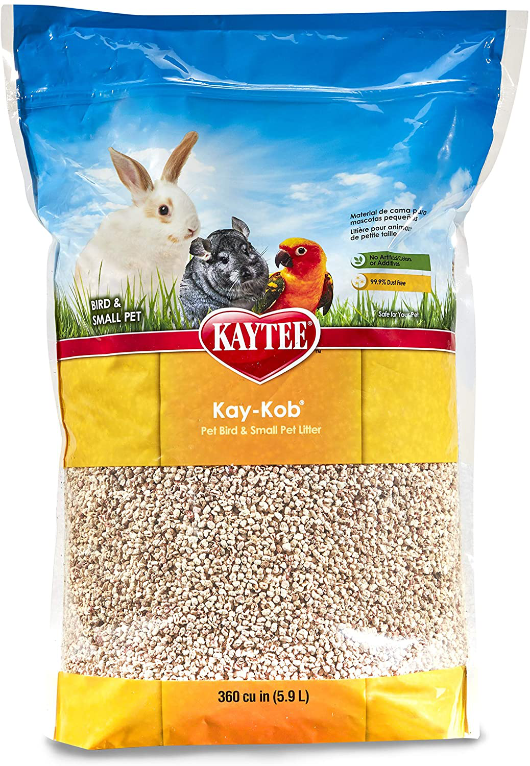 Kaytee Kay-Kob Bedding Animals & Pet Supplies > Pet Supplies > Small Animal Supplies > Small Animal Bedding Kaytee Standard Packaging 5 Pound (Pack of 1) 