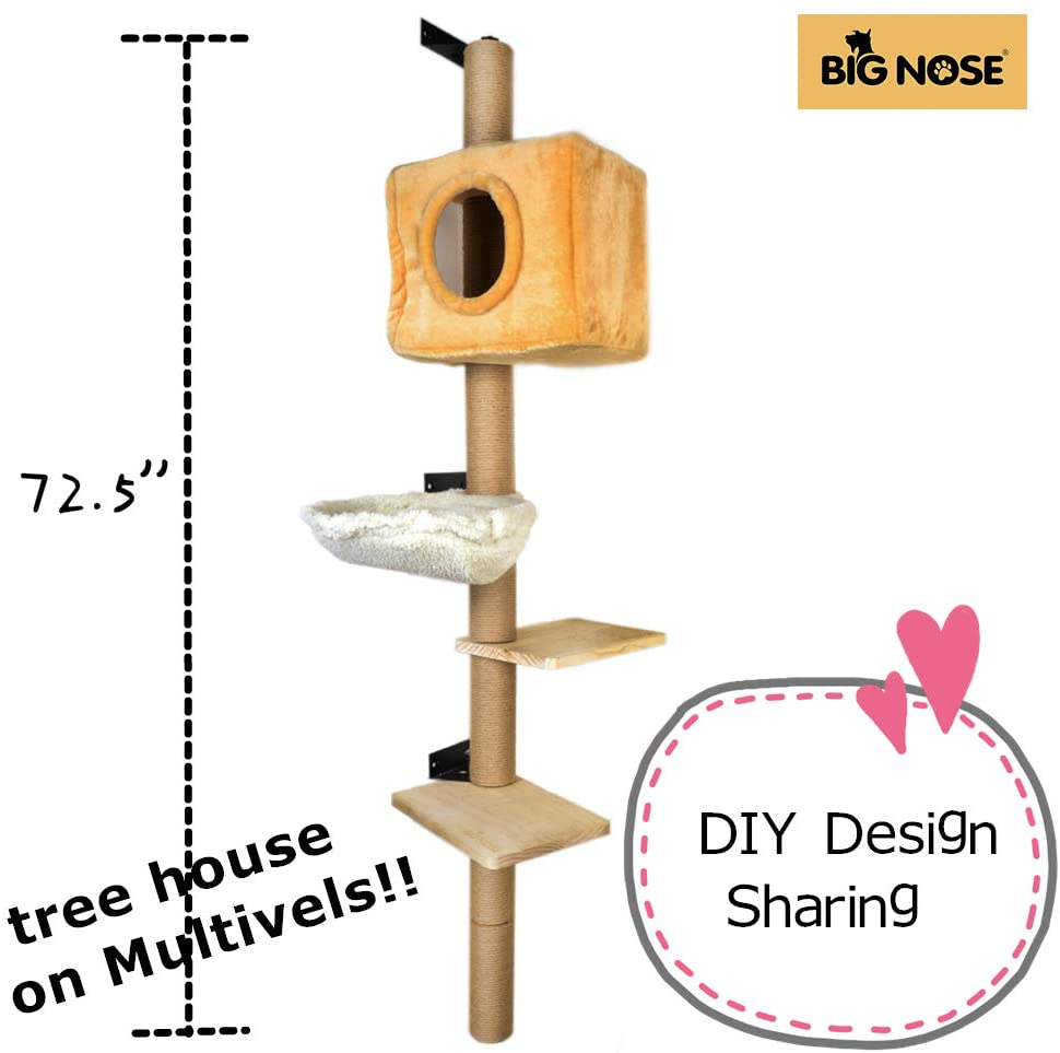 BIG NOSE- Wall Mounted Cat Condos Tree House Animals & Pet Supplies > Pet Supplies > Cat Supplies > Cat Furniture BIG NOSE   