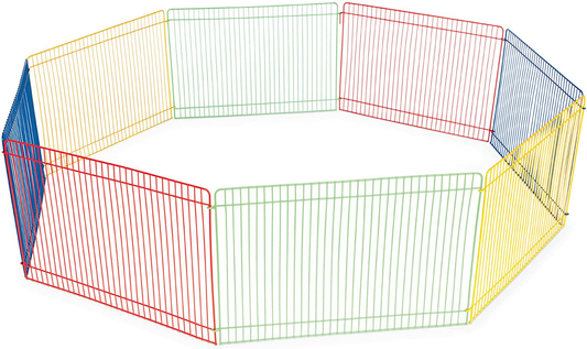 Prevue Pet Products Multi-Color Small Pet Playpen 40090,13X35.87X8.67 Inch Animals & Pet Supplies > Pet Supplies > Small Animal Supplies > Small Animal Habitat Accessories Prevue Pet Products   