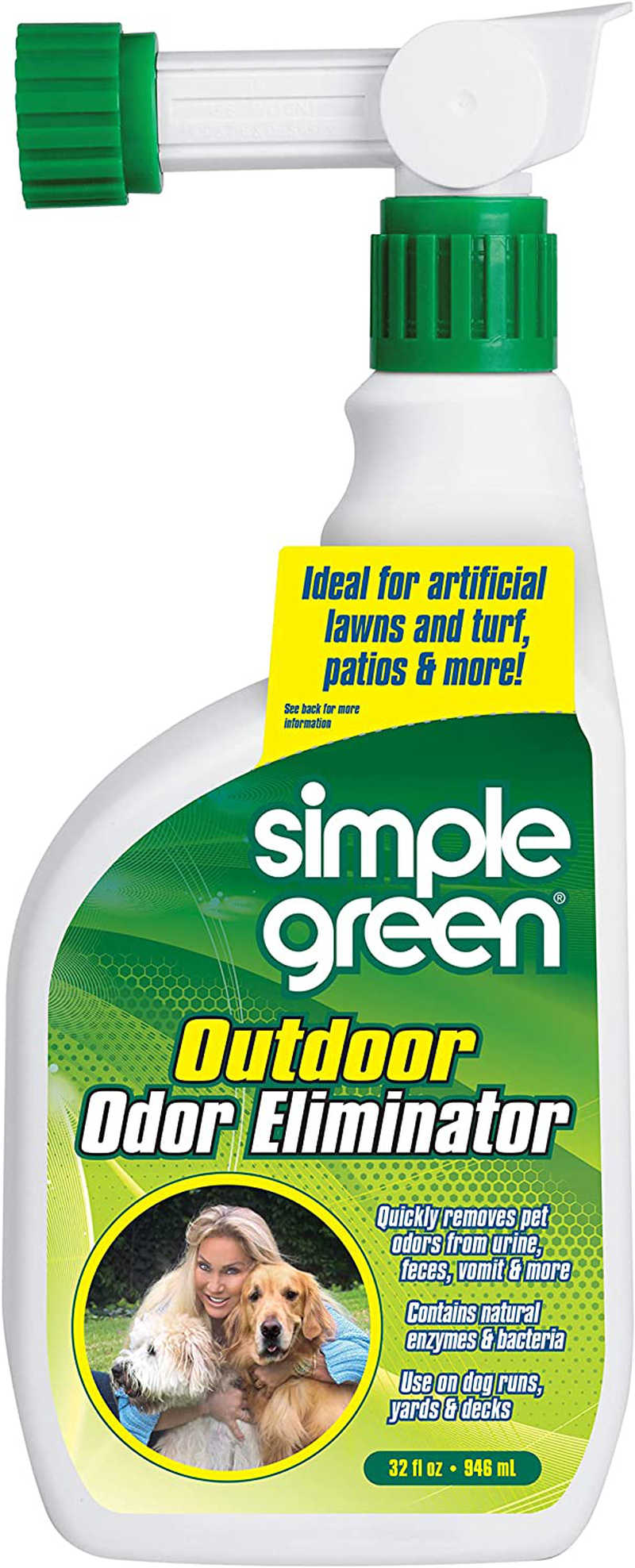 Simple Green Outdoor Odor Eliminator for Pets, Dogs, Ideal for Artificial Grass & Patio Animals & Pet Supplies > Pet Supplies > Dog Supplies > Dog Kennels & Runs Simple Green 32 oz  
