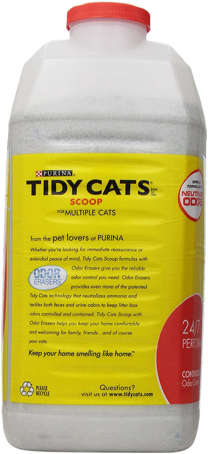 Tidy Cats Scoop Cat Litter Box, for Multiple Cats, 20 Lbs