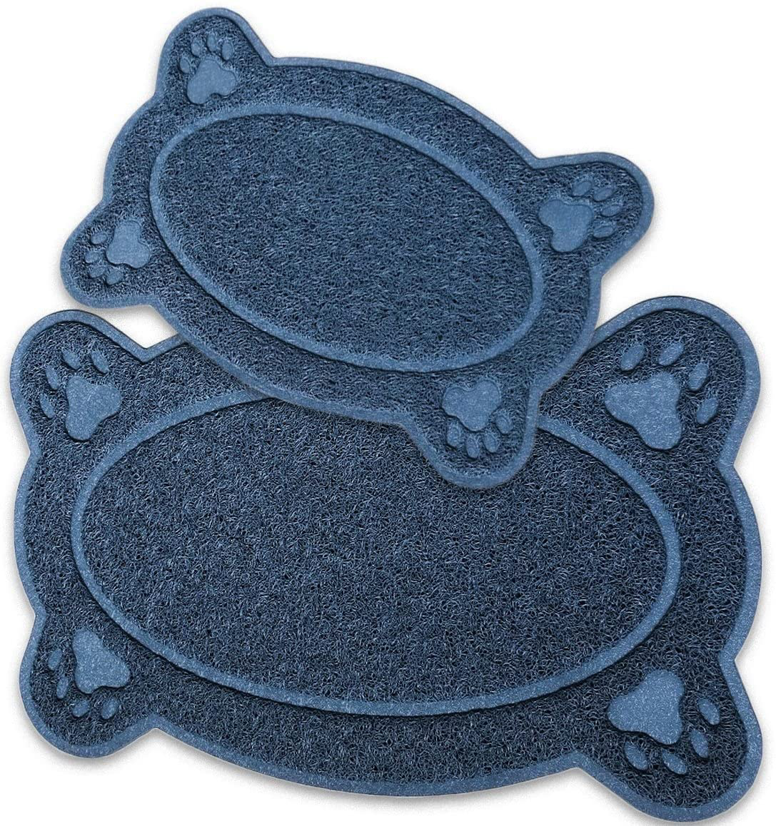 Rigsbee Pets Cat Litter Mat-Large Kitty Mat + Bonus Small Pet Bowl Mat–Fibers Act as Best Litter Catcher to Trap & Control Cat Box Scatter Animals & Pet Supplies > Pet Supplies > Cat Supplies > Cat Litter Box Mats Kraiovim   