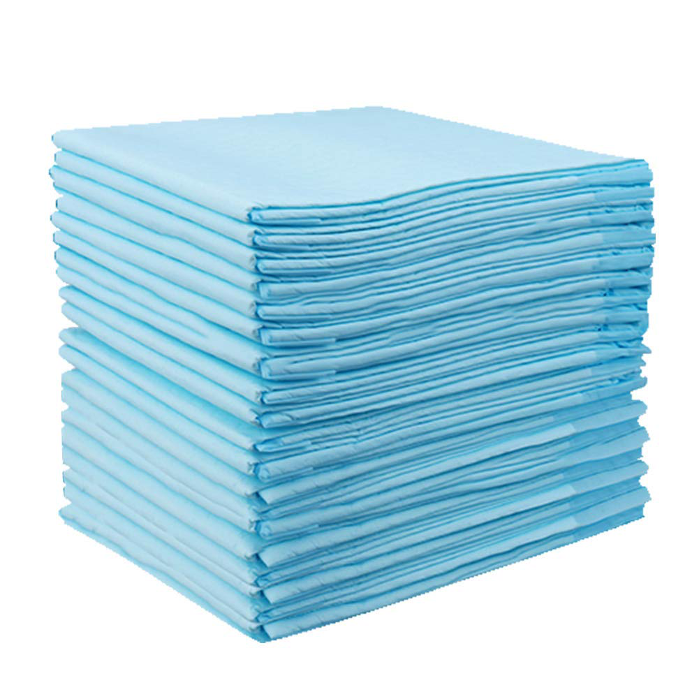 Disposable Large Changing Pads, High Absorbent Waterproof Portable Mattress, Leak-Proof Breathable Incontinence Pad, Play Sheet Bed Chair Table Mat Protector, Adult Child Baby Pets Underpad Animals & Pet Supplies > Pet Supplies > Dog Supplies > Dog Diaper Pads & Liners Zdolmy 30pack-Blue 18x24 Inch (Pack of 30) 