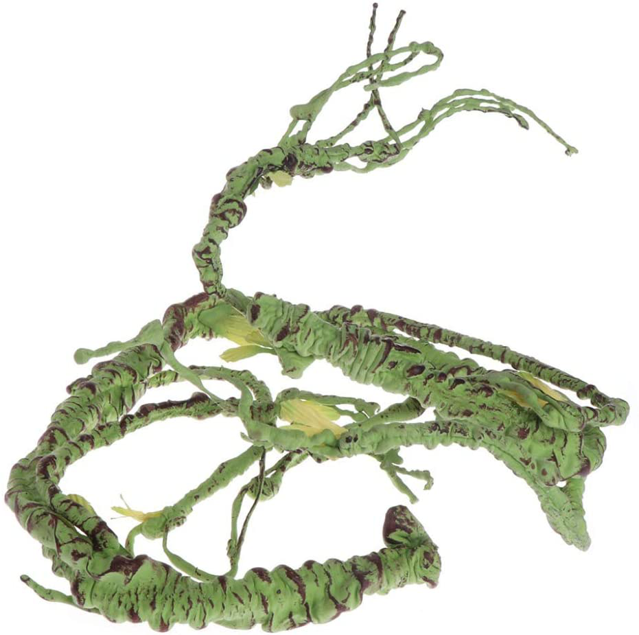 PIVBY Flexible Bend-A-Branch Jungle Vines Pet Habitat Decor Reptile Plants Terrarium for Lizard,Frogs, Snakes and More Reptiles Climbing (Fat:0.7943.31 Inch) Animals & Pet Supplies > Pet Supplies > Reptile & Amphibian Supplies > Reptile & Amphibian Habitat Accessories PIVBY   