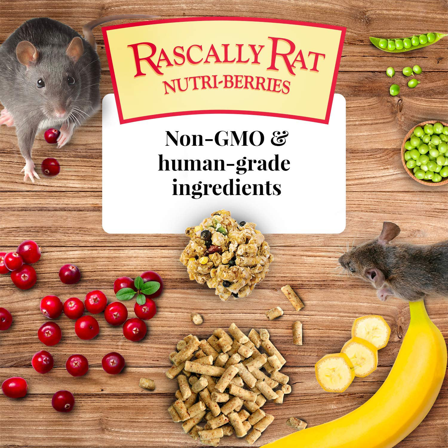 Rascally Rat Nutri-Berries 2.5 Lb Animals & Pet Supplies > Pet Supplies > Small Animal Supplies > Small Animal Food LAFEBER'S   