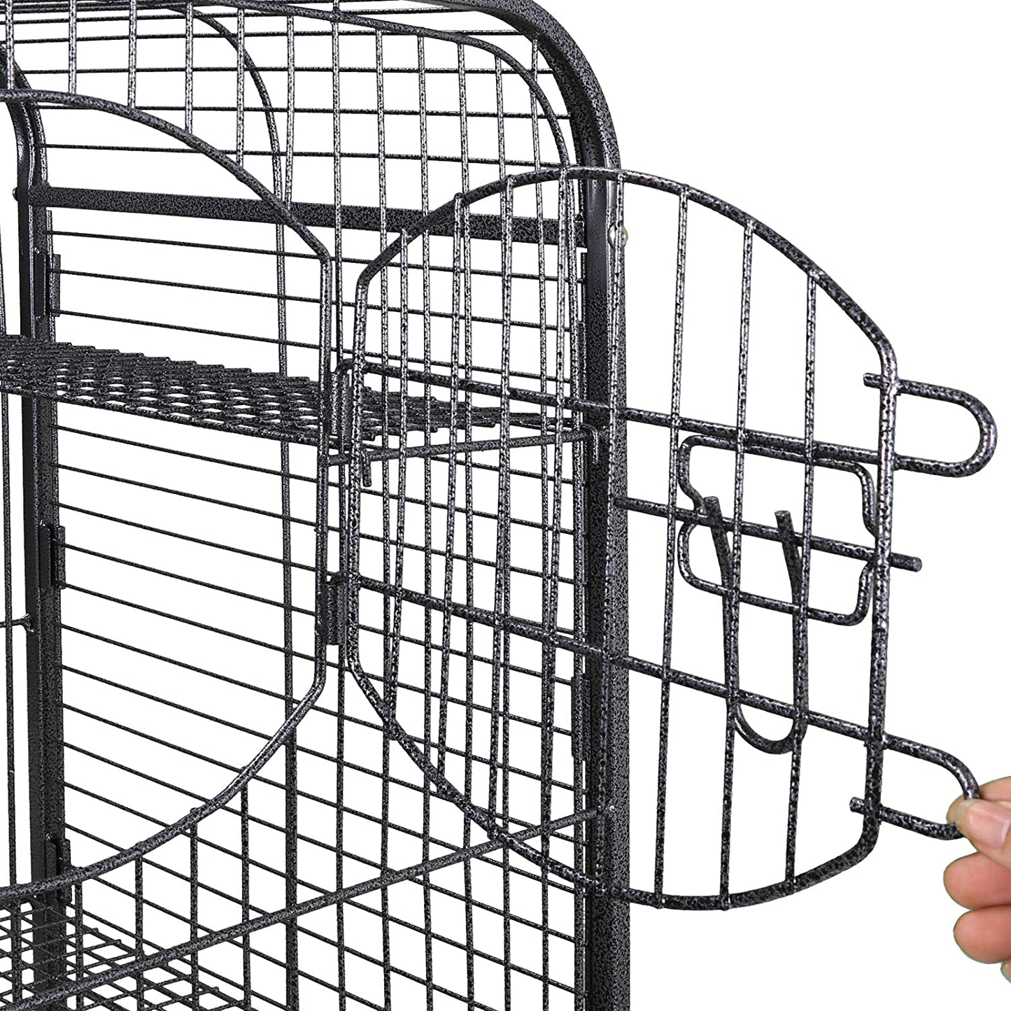 Nova Microdermabrasion 37 Inches Ferret Cage Indoor Habitats Animal Hutch with Shelves,Ramps and Tray (Wrought Iron 4 Levels) Animals & Pet Supplies > Pet Supplies > Small Animal Supplies > Small Animal Habitats & Cages Nova Microdermabrasion   