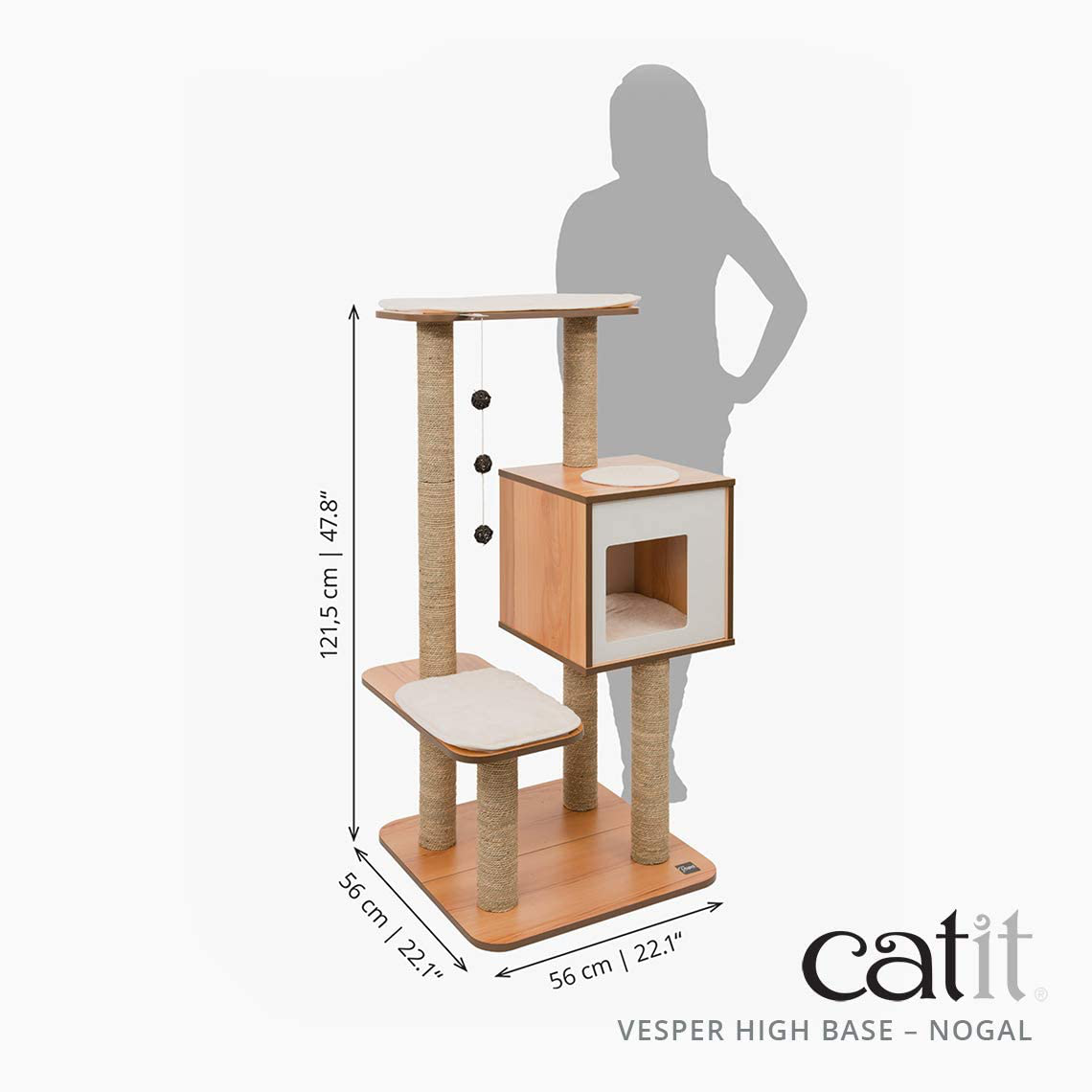 Vesper Cat Furniture, Cat Trees Animals & Pet Supplies > Pet Supplies > Cat Supplies > Cat Furniture VESPER   